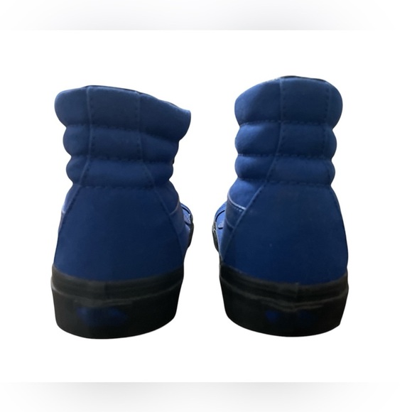 Vans Unisex Sk8-Hi True Blue Black Skate Shoe - Picture 4 of 6